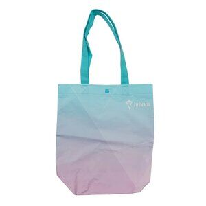 Ivivva Ombre Abstract Reusable Shopping Tote Bag Purple Pink Gym Beach 12x11